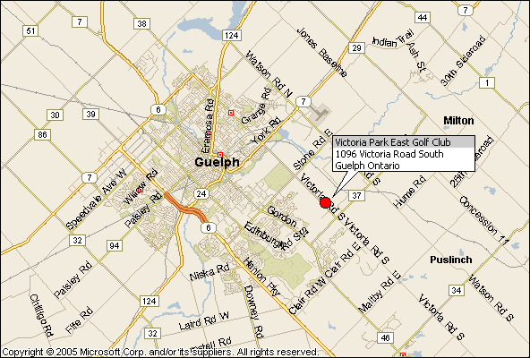 Guelph Ontario Map